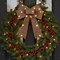 3 Set of Christmas Light Up Bows Festive Door Window Decorations